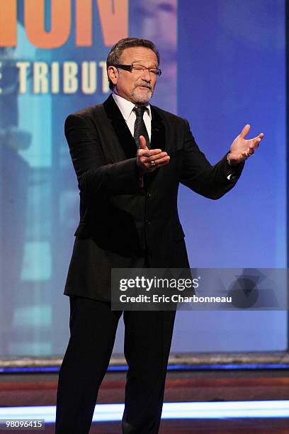 Robin Willaims at the 24th American Cinematheque Annual Gala Honoring Matt Damon on March 27, 2010 at the Beverly Hilton Hotel in Beverly Hills, CA.