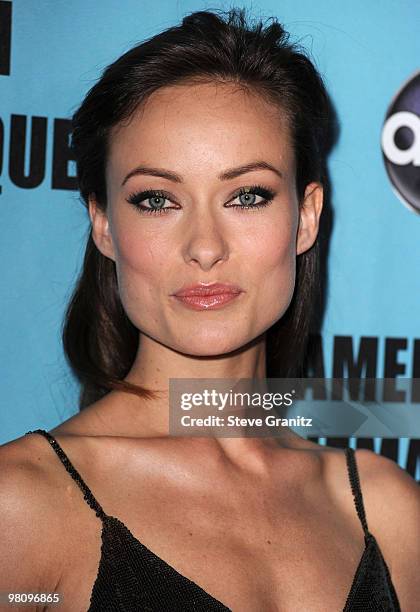 Olivia Wilde attends the at American Cinematheque 24th Annual Award Presentation To Matt Damon at The Beverly Hilton hotel on March 27, 2010 in...