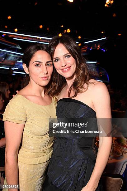Summer Phoenix and Jennifer Garner at the 24th American Cinematheque Annual Gala Honoring Matt Damon on March 27, 2010 at the Beverly Hilton Hotel in...