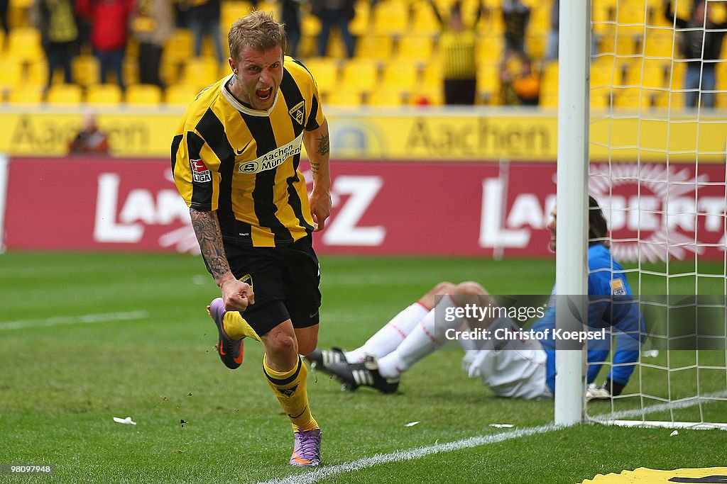 Alemannia Aachen v FC Augsburg - 2. Bundesliga