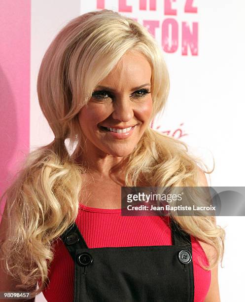 Bridget Marquardt attends Perez Hilton's "Carn-Evil" Theatrical Freak and Funk 32nd birthday party at Paramount Studios on March 27, 2010 in Los...