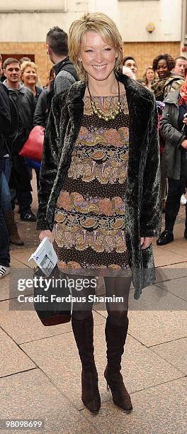 Gillian Taylforth attends the gala screening of How To Train Your Dragon at Vue West End on March 28, 2010 in London, England.