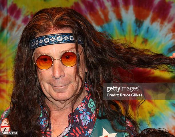 New York Mayor Michael Bloomberg as a Hippie from the broadway show "Hair" at Inner Circle fund-raiser on February 18, 2010 at The New York Hilton in...