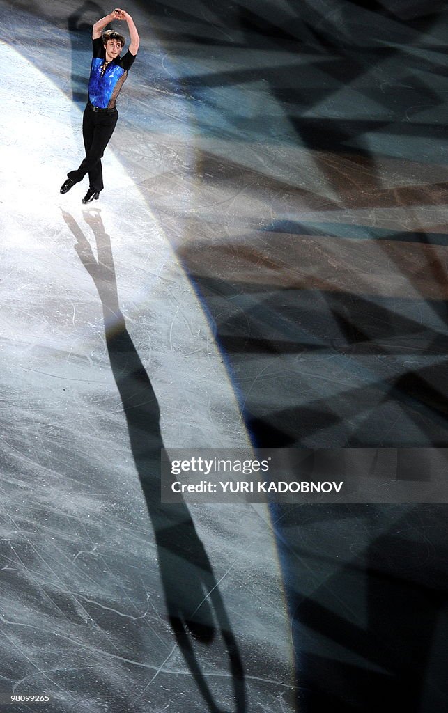 France's Brian Joubert performs during t