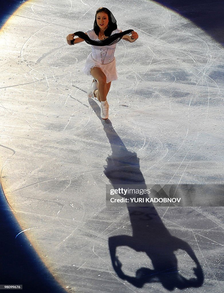 Finland's Laura Lepisto performs during