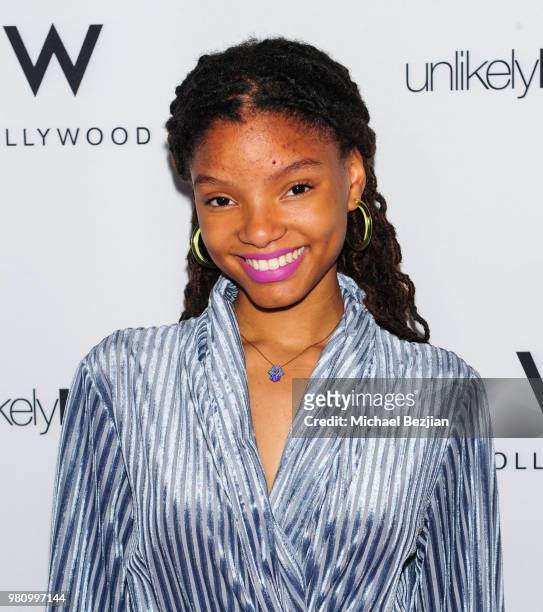 Halle Bailey attends Nights of Freedom LA on June 21, 2018 in Hollywood, California.