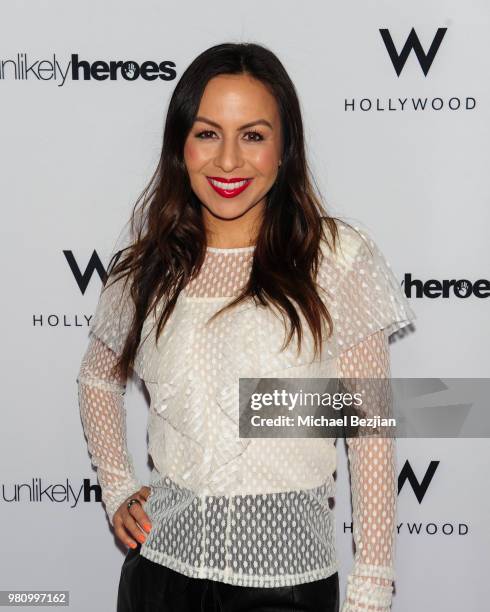 Anjelah Johnson attends Nights of Freedom LA on June 21, 2018 in Hollywood, California.