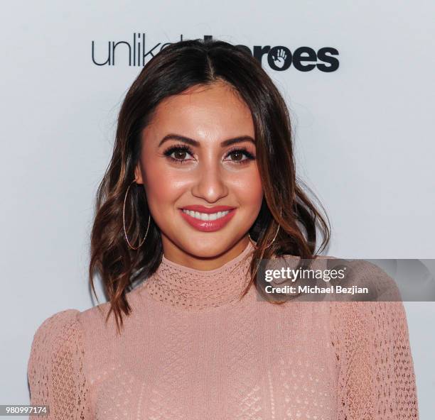 Francia Raisa attends Nights of Freedom LA on June 21, 2018 in Hollywood, California.