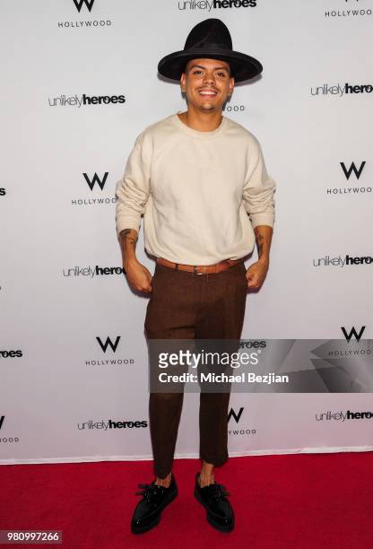 Evan Ross attends Nights of Freedom LA on June 21, 2018 in Hollywood, California.