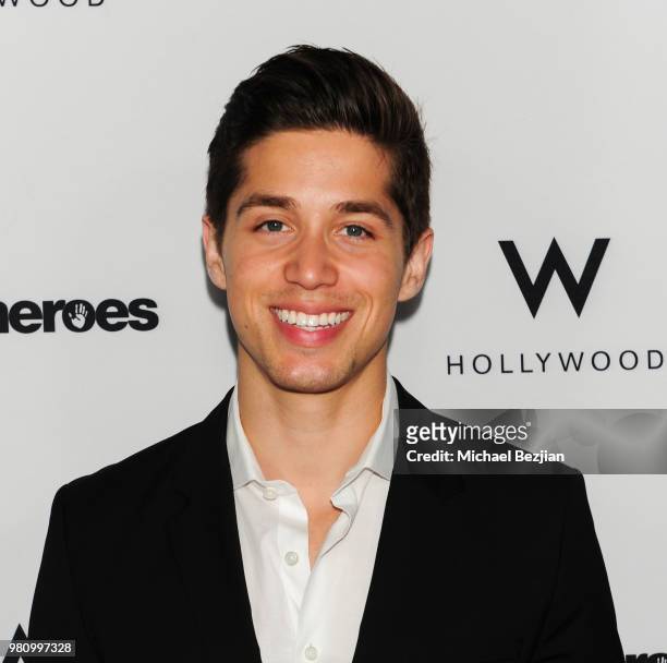 Brandon Larracuente attends Nights of Freedom LA on June 21, 2018 in Hollywood, California.