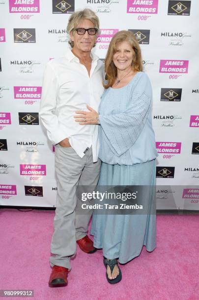 Actor Eric Roberts and actress/casting director Eliza Roberts attend James Blondes' premiere party and Q&A with Robert Carradine and Julie Lake at...