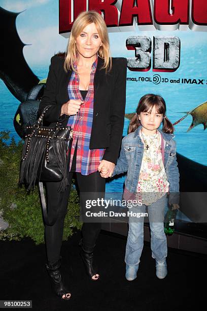 Michelle Collins attends the Gala Screening of How To Train Your Dragon held at the Vue West End on March 28, 2010 in London, England.