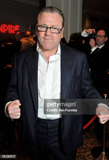 Ray Winstone attends the Jameson Empire Film Awards at The Grosvenor House Hotel on March 28, 2010 in London, England.
