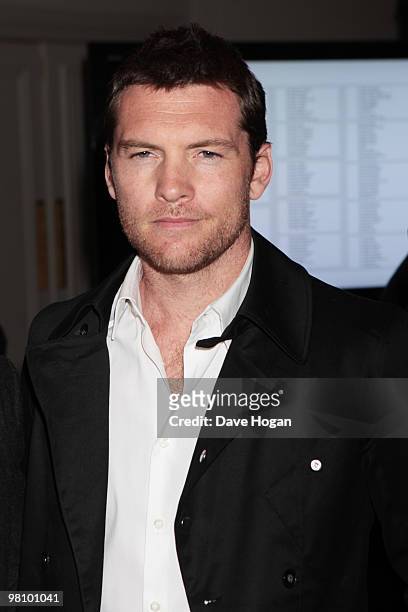 Sam Worthington attends the Jameson Empire Film Awards 2010 held at the Grosvenor House Hotel on March 28, 2010 in London, England.
