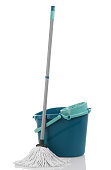 Cleaning mop and bucket