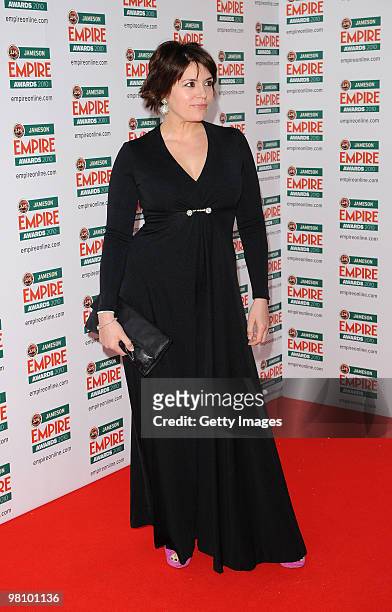 Actress Georgia Mackenzie attends the Jameson Empire Film Awards held at Grosvenor House Hotel, on March 28, 2010 in London, England.