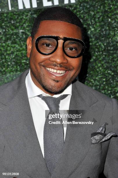 Gatsby Randolph attends First Day of Summer x Athletes vs. Cancer event at SkyBar at the Mondrian Los Angeles on June 21, 2018 in West Hollywood,...