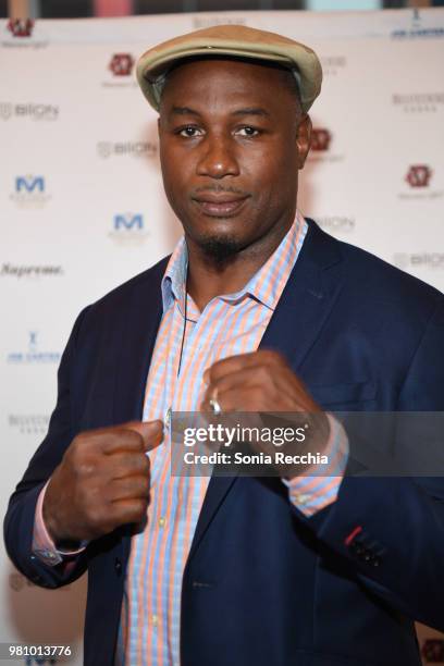 Professional boxer Lennox Lewis attends Joe Carter Classic After Party at Ritz Carlton on June 21, 2018 in Toronto, Canada.