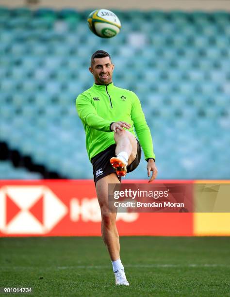 Sydney , Australia - 22 June 2018; Rob Kearney during the Ireland rugby squad captain's run at Allianz Stadium in Sydney, Australia.