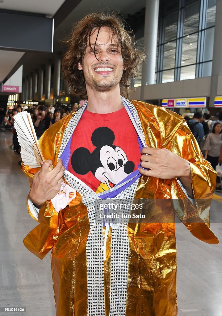 Matthew Gray Gubler Arrives In Tokyo