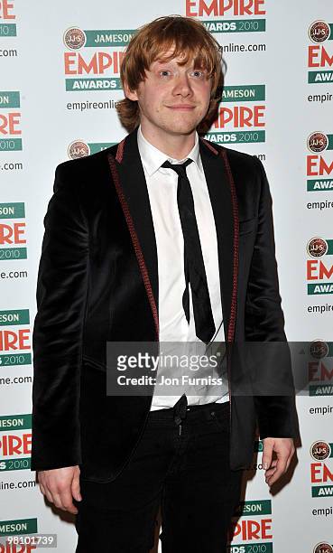 Rupert Grint at the Jameson Empire Film Awards at The Grosvenor House Hotel on March 28, 2010 in London, England.
