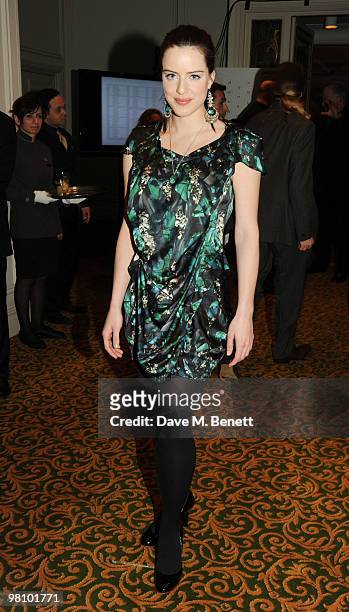 Michelle Ryan arrives at the Jameson Empire Film Awards at the Grosvenor House Hotel, on March 28, 2010 in London, England.