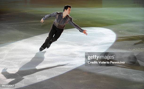 Patrick Chan of Canada participate in the Gala Exhibition during the 2010 ISU World Figure Skating Championships on March 28, 2010 in Turin, Italy.
