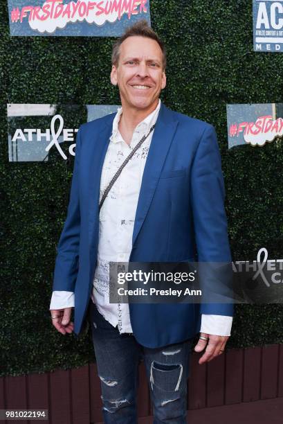 Erik-Jan Pliner attends First Day Of Summer x Athletes vs. Cancer at SkyBar at the Mondrian Los Angeles on June 21, 2018 in West Hollywood,...