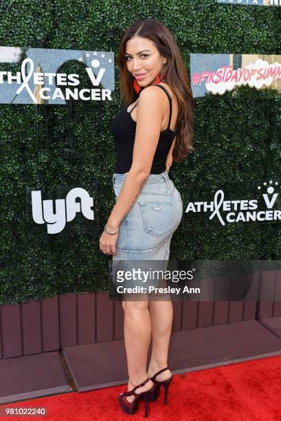Nataliya Morale attends First Day Of Summer x Athletes vs. Cancer at SkyBar at the Mondrian Los Angeles on June 21, 2018 in West Hollywood,...