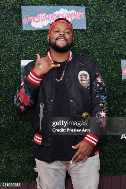 Nick Joseph attends First Day Of Summer x Athletes vs. Cancer at SkyBar at the Mondrian Los Angeles on June 21, 2018 in West Hollywood, California.