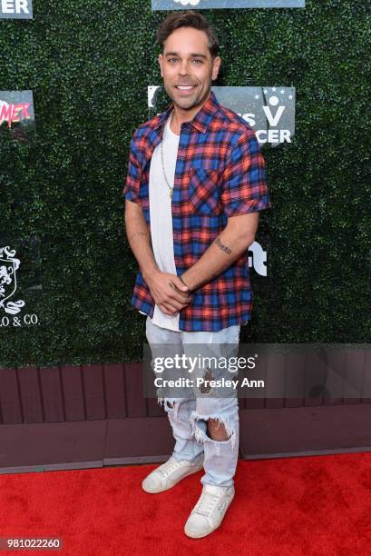 Kyle Stefanski attends First Day Of Summer x Athletes vs. Cancer at SkyBar at the Mondrian Los Angeles on June 21, 2018 in West Hollywood, California.