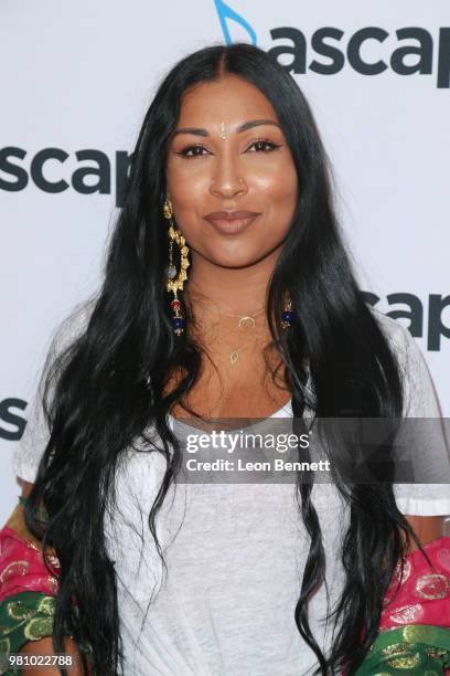 Melanie Fiona attends the 2018 ASCAP Rhythm & Soul Music Awards at the Beverly Wilshire Four Seasons Hotel on June 21, 2018 in Beverly Hills,...