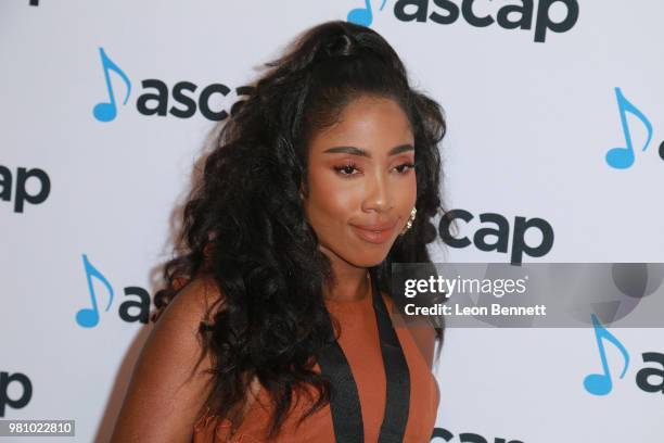 Sevyn Streeter attends the 2018 ASCAP Rhythm & Soul Music Awards at the Beverly Wilshire Four Seasons Hotel on June 21, 2018 in Beverly Hills,...