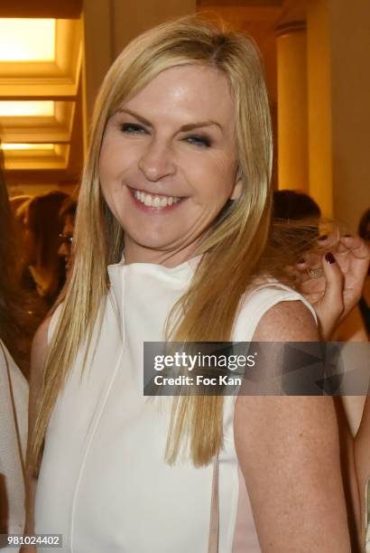 Presenter Isabelle Gounin Levy attends the Amnesty International 34 th Gala at Theatre Champs Elysees and after Party at La Maison Blanche on June...