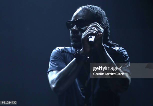 Wale Performs at The Novo by Microsoft on June 21, 2018 in Los Angeles, California.