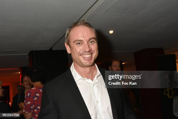 Presenter Gilane Barret from BFM TV attends the Amnesty International 34 th Gala at Theatre Champs Elysees and after Party at La Maison Blanche on...