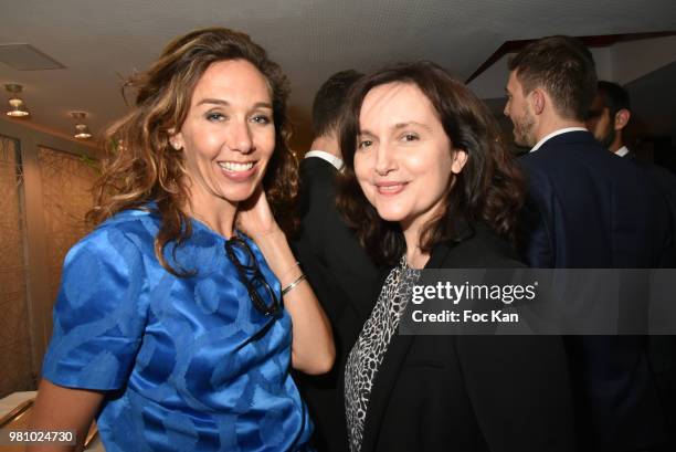 Actresses Charlotte des Georges and Margot Abascal attend the Amnesty International 34 th Gala at Theatre Champs Elysees and after Party at La Maison...