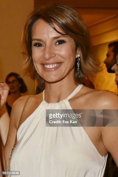 Presenter Stephanie De Muru attends the Amnesty International 34 th Gala at Theatre Champs Elysees and after Party at La Maison Blanche on June 21,...