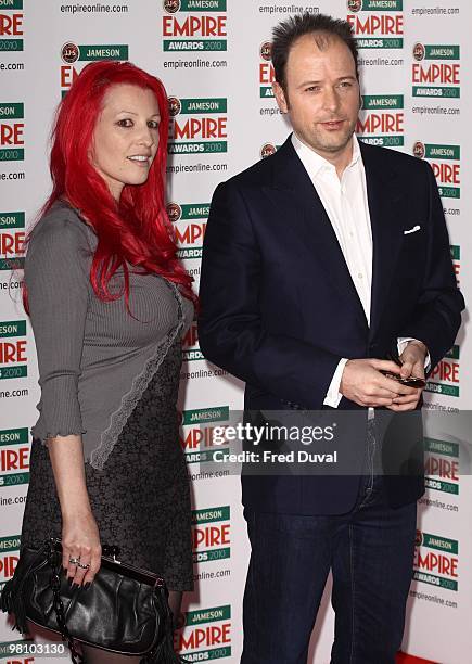 Jane Goldman and Matthew Vaughn attends the Jameson Empire Film Awards at The Grosvenor House Hotel on March 28, 2010 in London, England.