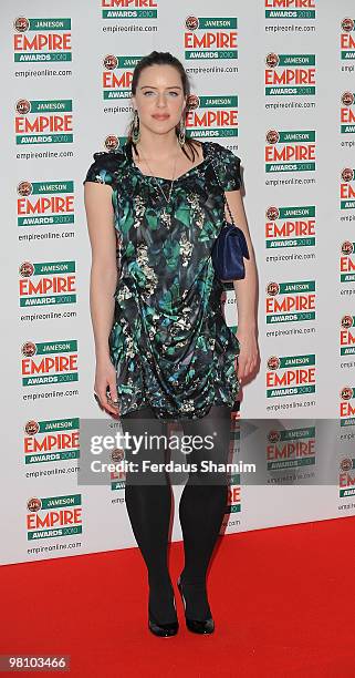 Michelle Ryan attends the Jameson Empire Film Awards at The Grosvenor House Hotel on March 28, 2010 in London, England.