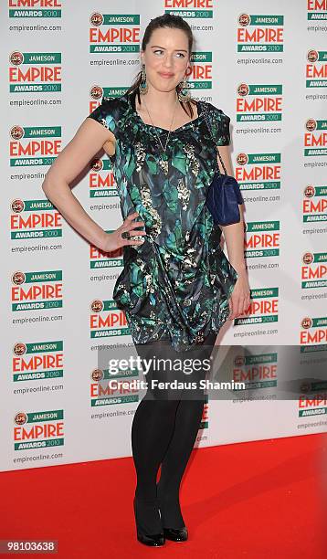 Michelle Ryan attends the Jameson Empire Film Awards at The Grosvenor House Hotel on March 28, 2010 in London, England.