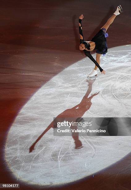 Miki Ando of Japan participates in the Gala Exhibition during the 2010 ISU World Figure Skating Championships on March 28, 2010 in Turin, Italy.