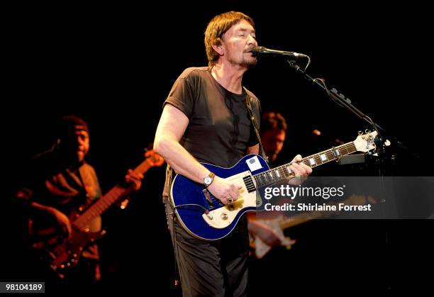 Chirs Rea performs at Manchester Apollo on March 28, 2010 in Manchester, England.