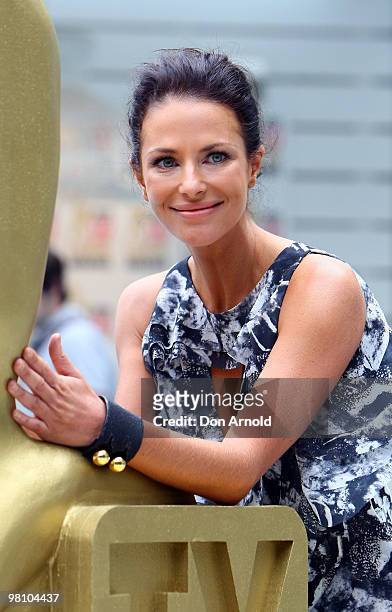 Esther Anderson pose during the nominations announcement for the 52nd TV Week Logie Awards at The Ivy on March 29, 2010 in Sydney, Australia.