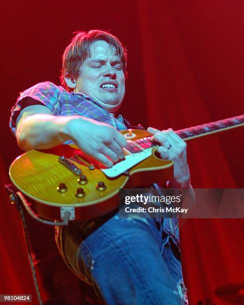 Jonny Lang performs during the Experience Hendrix Tour at The Fox Theatre on March 27, 2010 in Atlanta, Georgia.