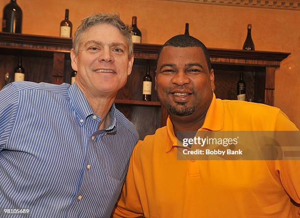 Dale Murphy and Jose Rijo attends the Solid Gold Autograph show at the Meadowlands Plaza on March 27, 2010 in Secaucus, New Jersey.