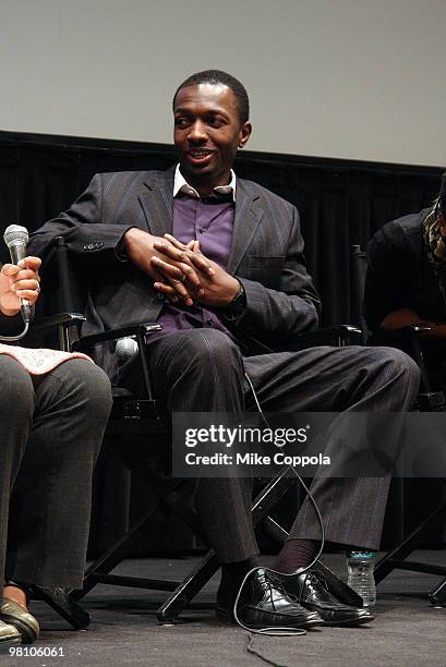 Actor Jamie Hector attends the Film Society of Lincoln Center's "Night Catches Us" at Walter Reade Theater on March 28, 2010 in New York City.