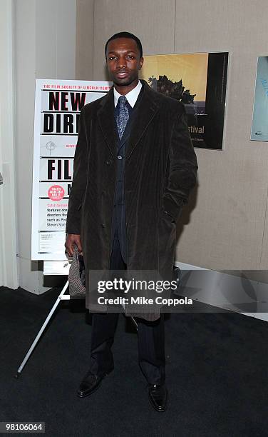 Actor Jamie Hector attends the Film Society of Lincoln Center's "Night Catches Us" at Walter Reade Theater on March 28, 2010 in New York City.