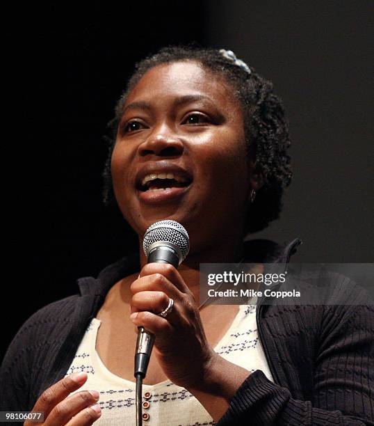 Director Tanya Hamilton attends the Film Society of Lincoln Center's "Night Catches Us" at Walter Reade Theater on March 28, 2010 in New York City.