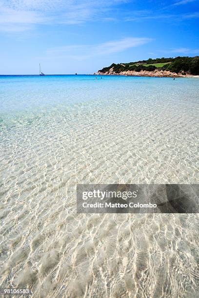 beach in the mediterranean - bonifacio stock pictures, royalty-free photos & images